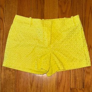Loft Yellow Eyelet Women's Riviera Shorts